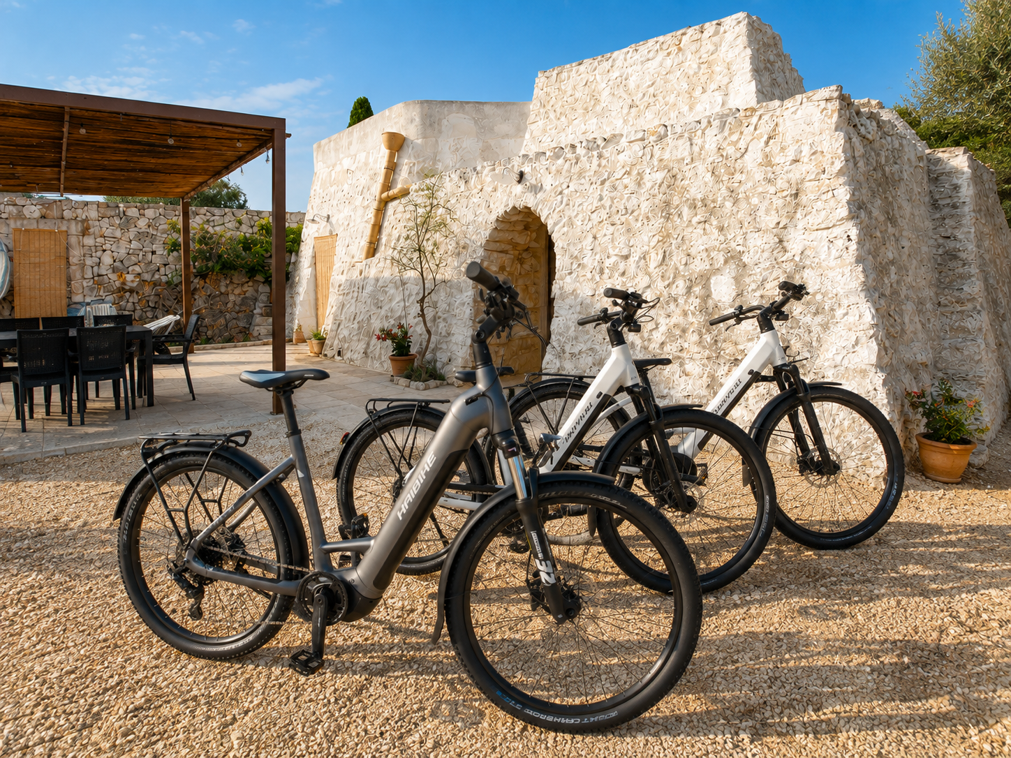 E-bike disponibili per gli ospiti della Pajara alle Macchie