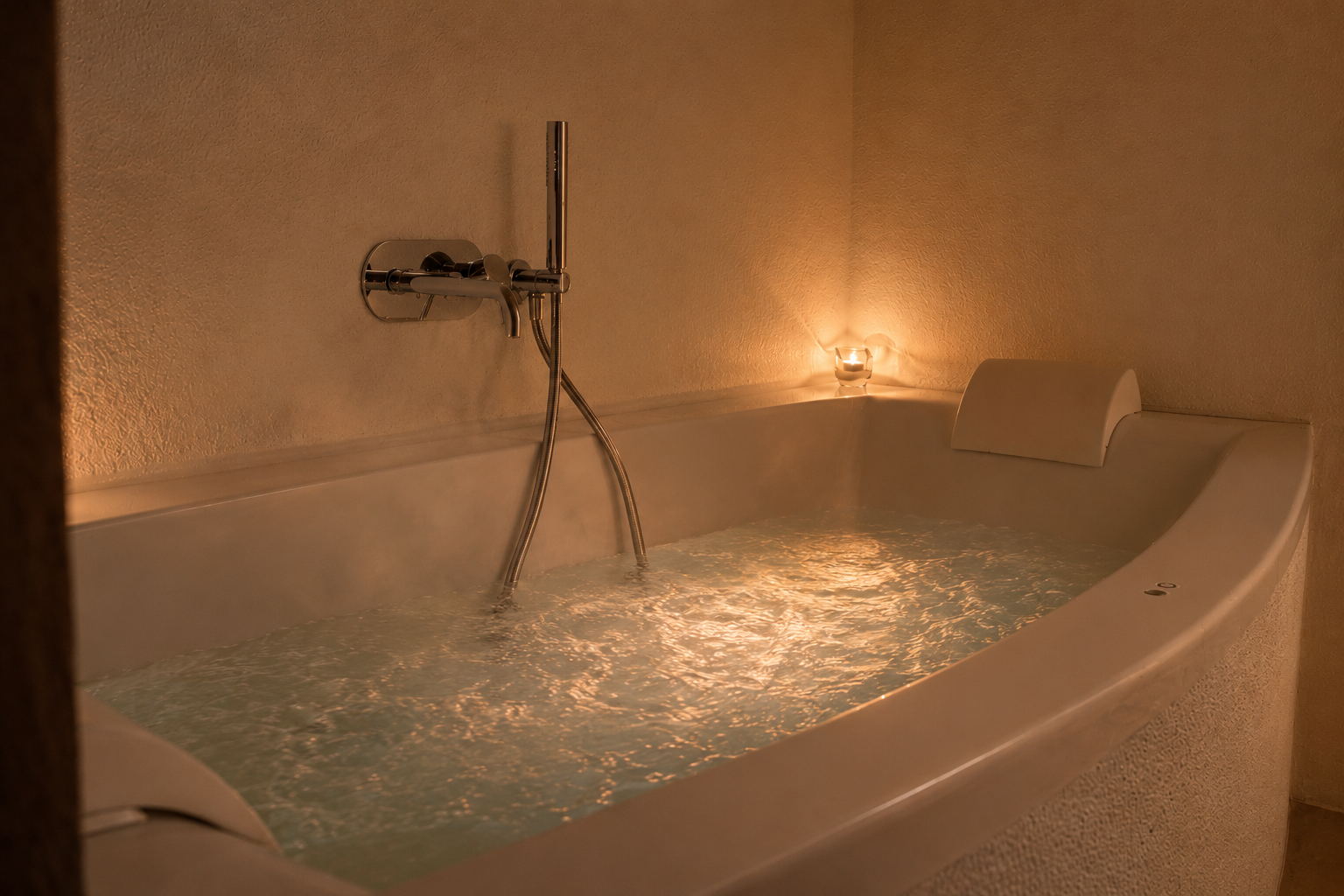 Jacuzzi privata  a Pajara alle Macchie, casa vacanze a Torre Vado